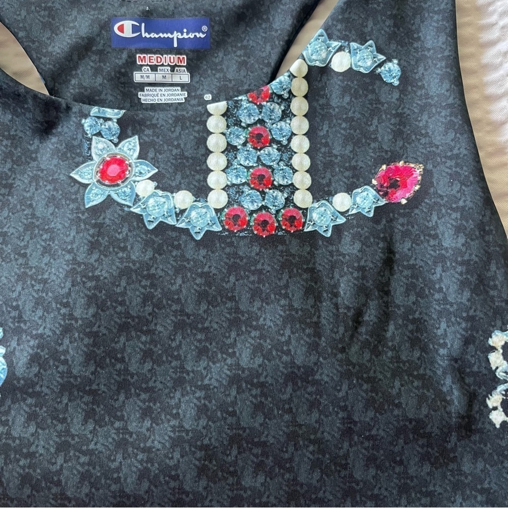 Champion C Bling Fitted Crop Top Women’s Size Medium - Picture 6 of 10